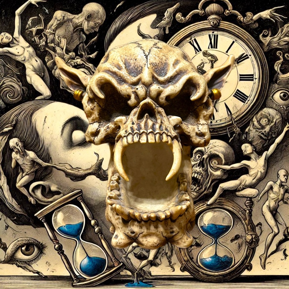 Rare Y2K Summit Collection Demon Skull - City of Industry Era Collectible